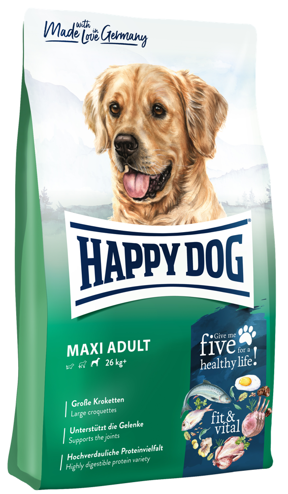 マキシ アダルト | HAPPY DOG -ドイツ製の無添加ナチュラルドッグフード